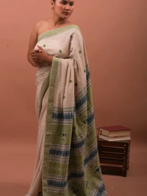 Assamese Muga Silk Saree